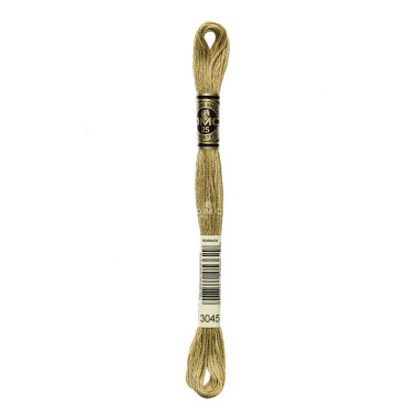 Mouliné spécial DMC 117MC - Nuances vert / marron / jaune / rouge