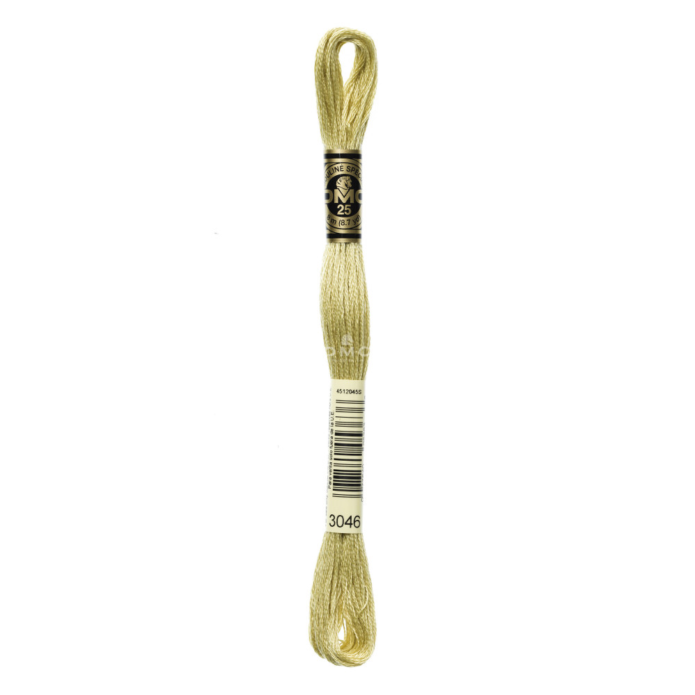 Mouliné spécial DMC 117MC - Nuances vert / marron / jaune / rouge