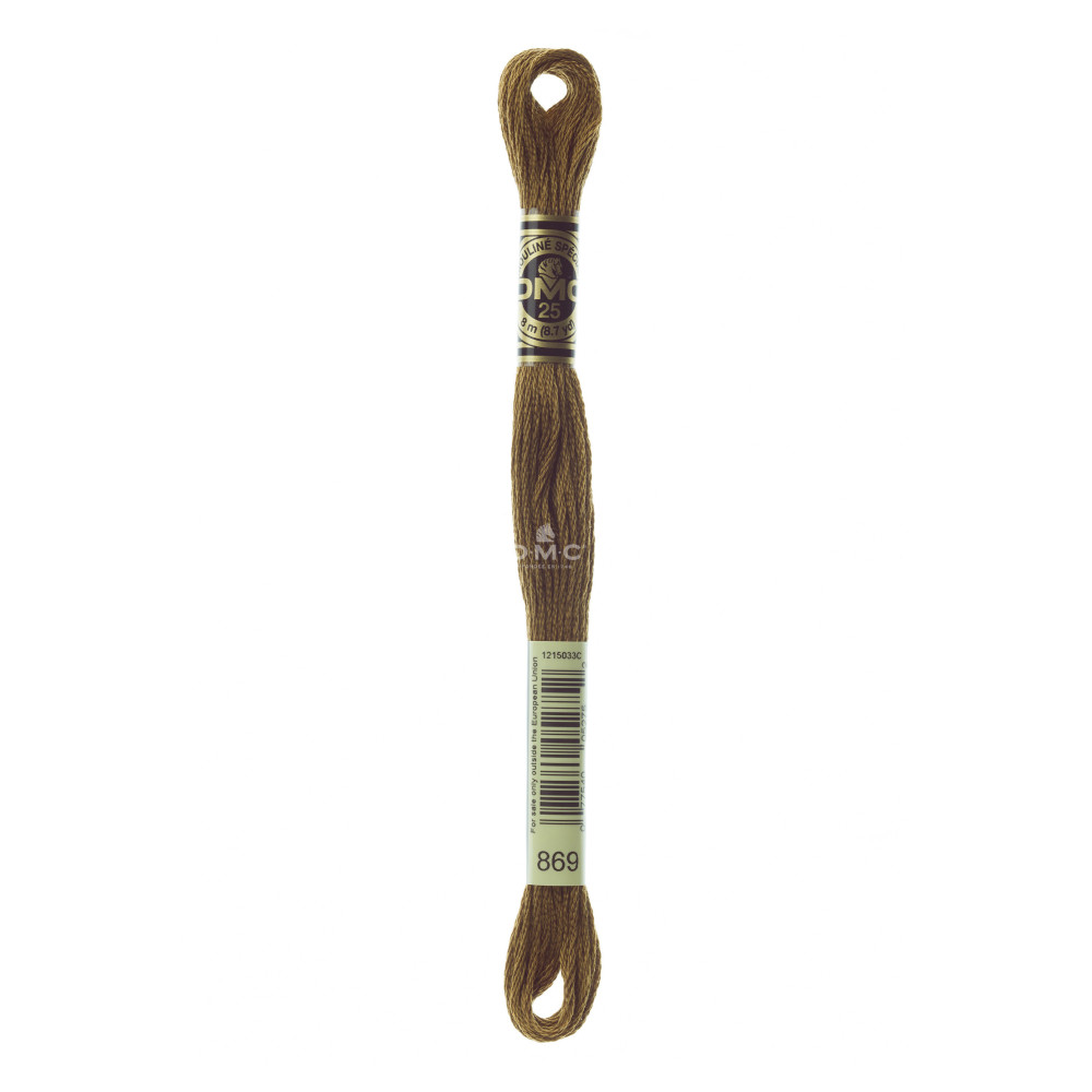 Mouliné spécial DMC 117MC - Nuances vert / marron / jaune / rouge
