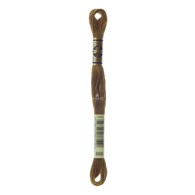 Mouliné spécial DMC 117MC - Nuances vert / marron / jaune / rouge