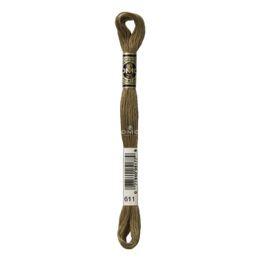 Mouliné spécial DMC 117MC - Nuances vert / marron / jaune / rouge