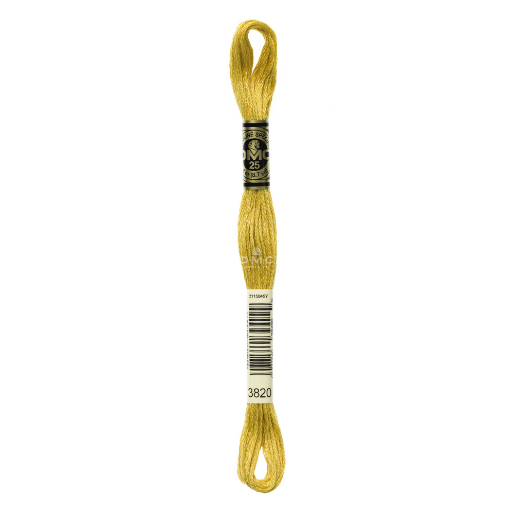 Mouliné spécial DMC 117MC - Nuances vert / marron / jaune / rouge