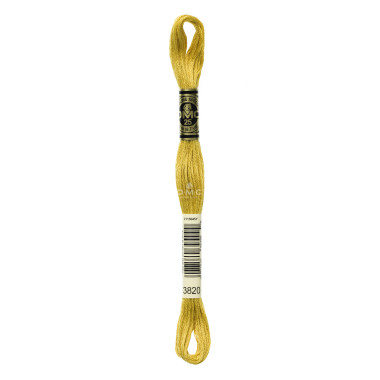 Mouliné spécial DMC 117MC - Nuances vert / marron / jaune / rouge