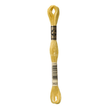 Mouliné spécial DMC 117MC - Nuances vert / marron / jaune / rouge