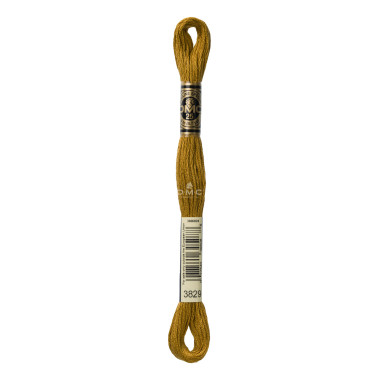 Mouliné spécial DMC 117MC - Nuances vert / marron / jaune / rouge