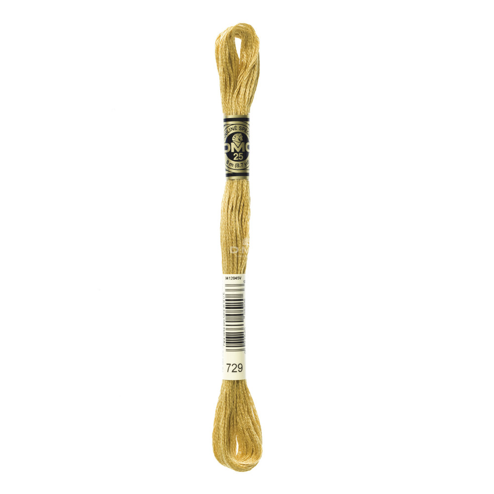 Mouliné spécial DMC 117MC - Nuances vert / marron / jaune / rouge