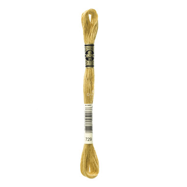 Mouliné spécial DMC 117MC - Nuances vert / marron / jaune / rouge