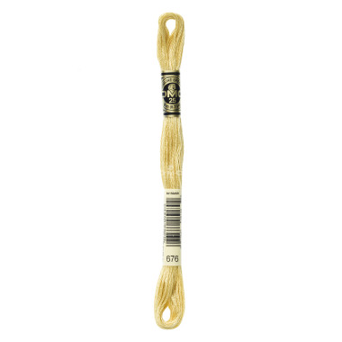 Mouliné spécial DMC 117MC - Nuances vert / marron / jaune / rouge