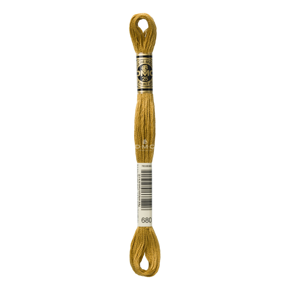 Mouliné spécial DMC 117MC - Nuances vert / marron / jaune / rouge