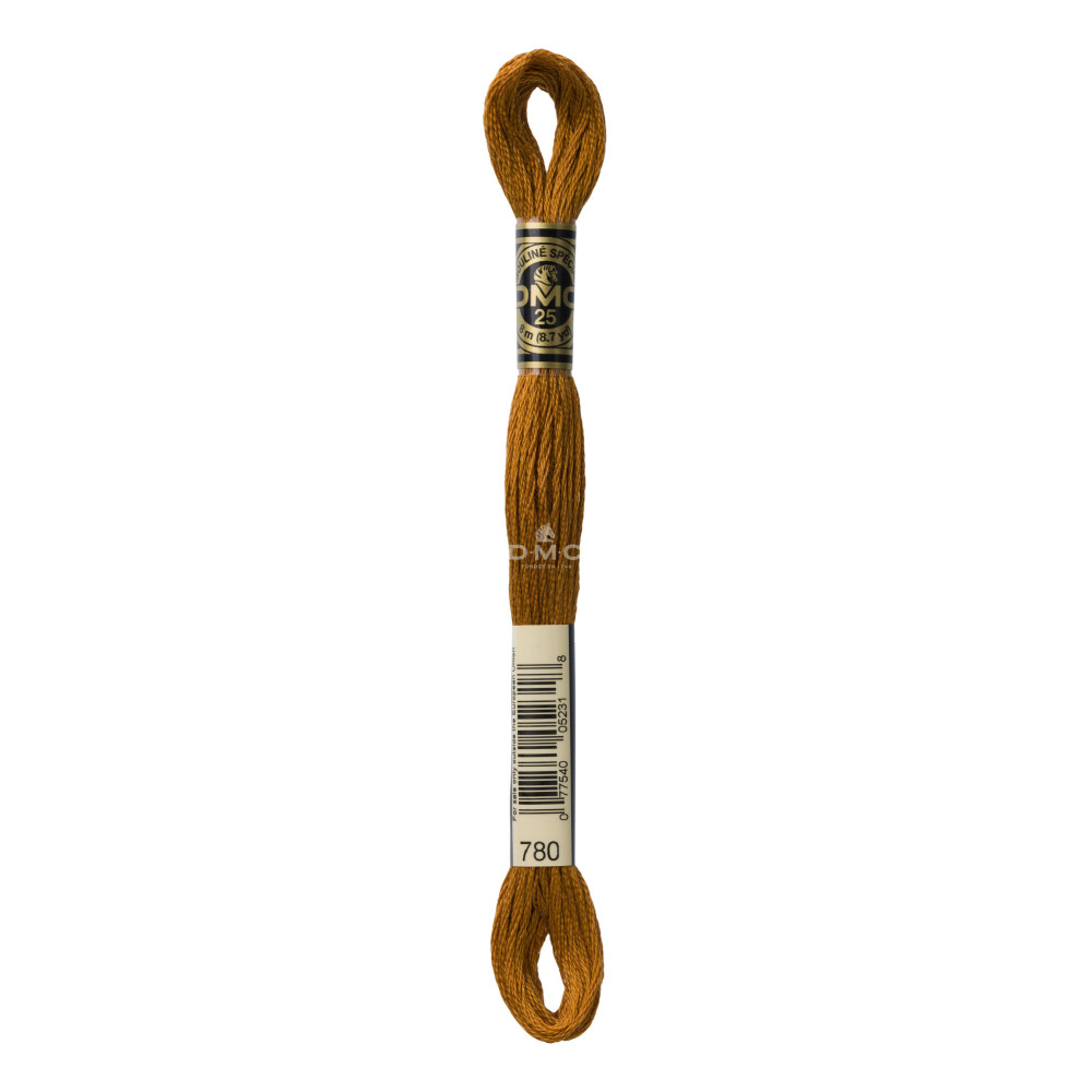 Mouliné spécial DMC 117MC - Nuances vert / marron / jaune / rouge