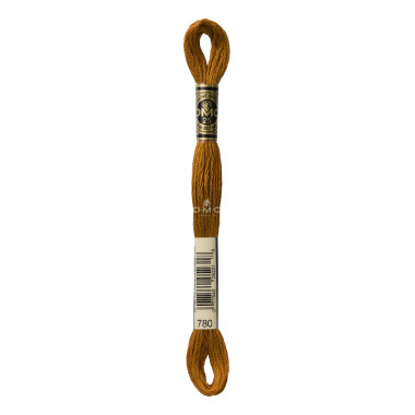 Mouliné spécial DMC 117MC - Nuances vert / marron / jaune / rouge