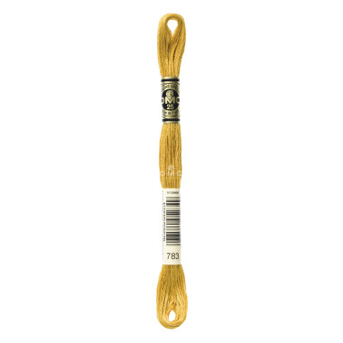 Mouliné spécial DMC 117MC - Nuances vert / marron / jaune / rouge