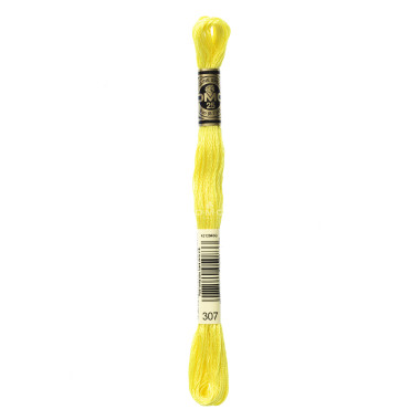 Mouliné spécial DMC 117MC - Nuances vert / marron / jaune / rouge