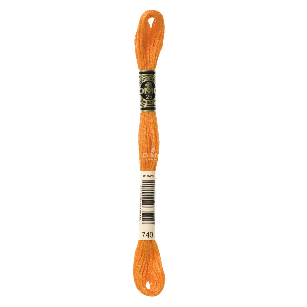 Mouliné spécial DMC 117MC - Nuances vert / marron / jaune / rouge