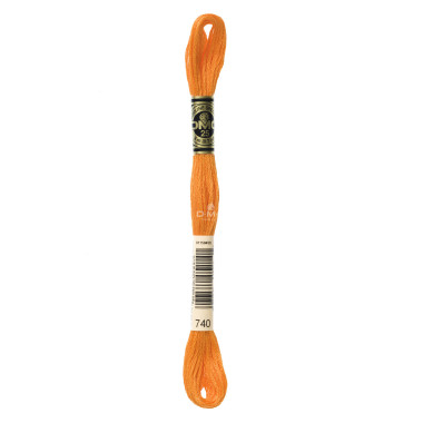 Mouliné spécial DMC 117MC - Nuances vert / marron / jaune / rouge
