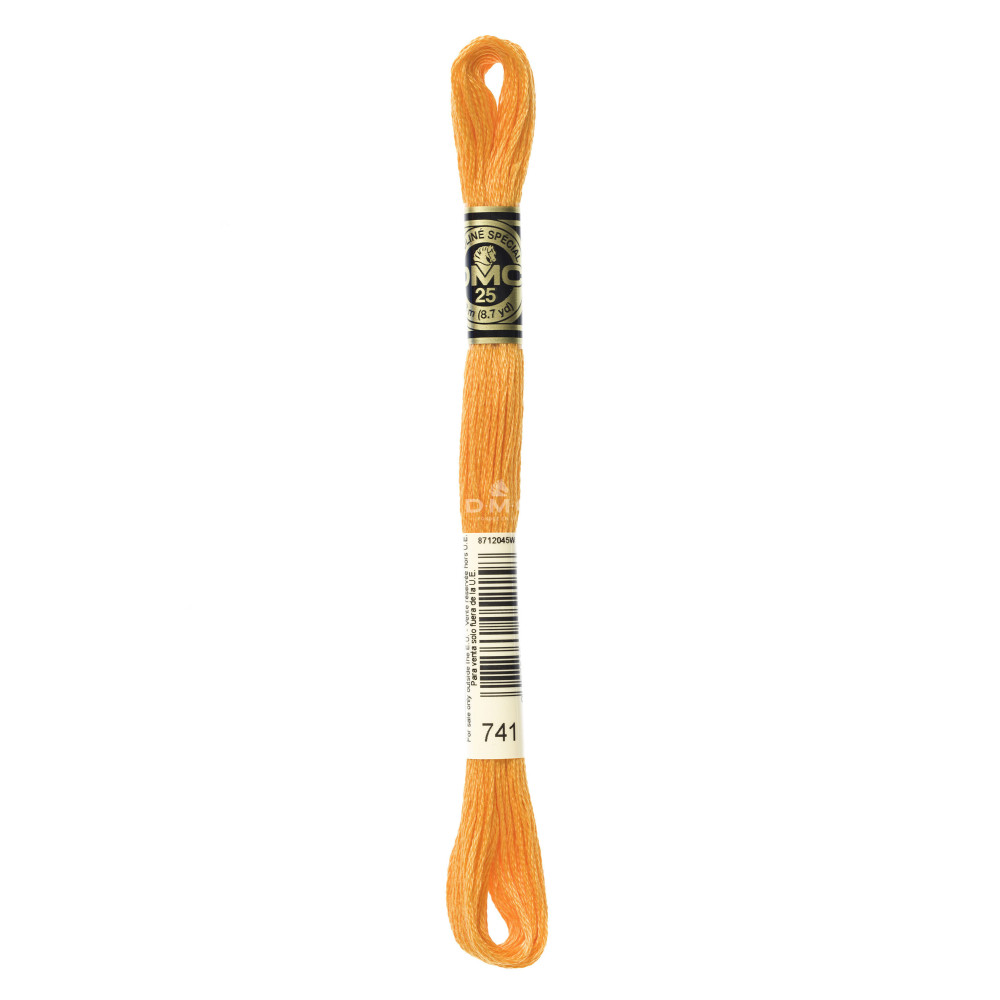 Mouliné spécial DMC 117MC - Nuances vert / marron / jaune / rouge