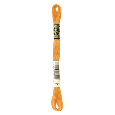 Mouliné spécial DMC 117MC - Nuances vert / marron / jaune / rouge