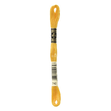 Mouliné spécial DMC 117MC - Nuances vert / marron / jaune / rouge