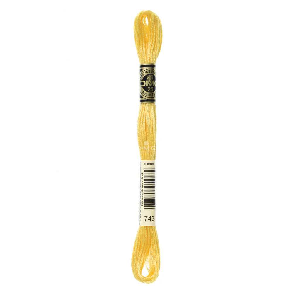 Mouliné spécial DMC 117MC - Nuances vert / marron / jaune / rouge