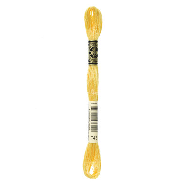 Mouliné spécial DMC 117MC - Nuances vert / marron / jaune / rouge