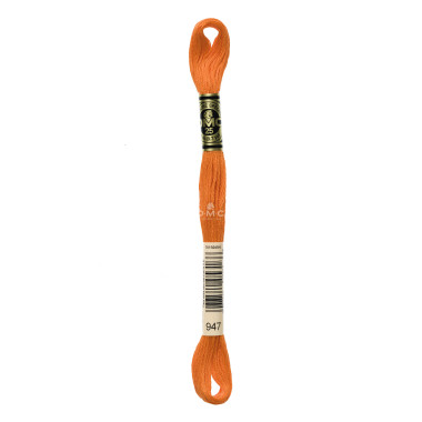 Mouliné spécial DMC 117MC - Nuances vert / marron / jaune / rouge