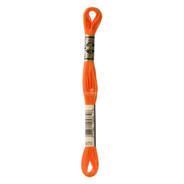 Mouliné spécial DMC 117MC - Nuances vert / marron / jaune / rouge