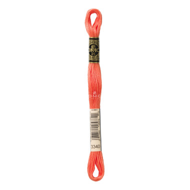 Mouliné spécial DMC 117MC - Nuances vert / marron / jaune / rouge