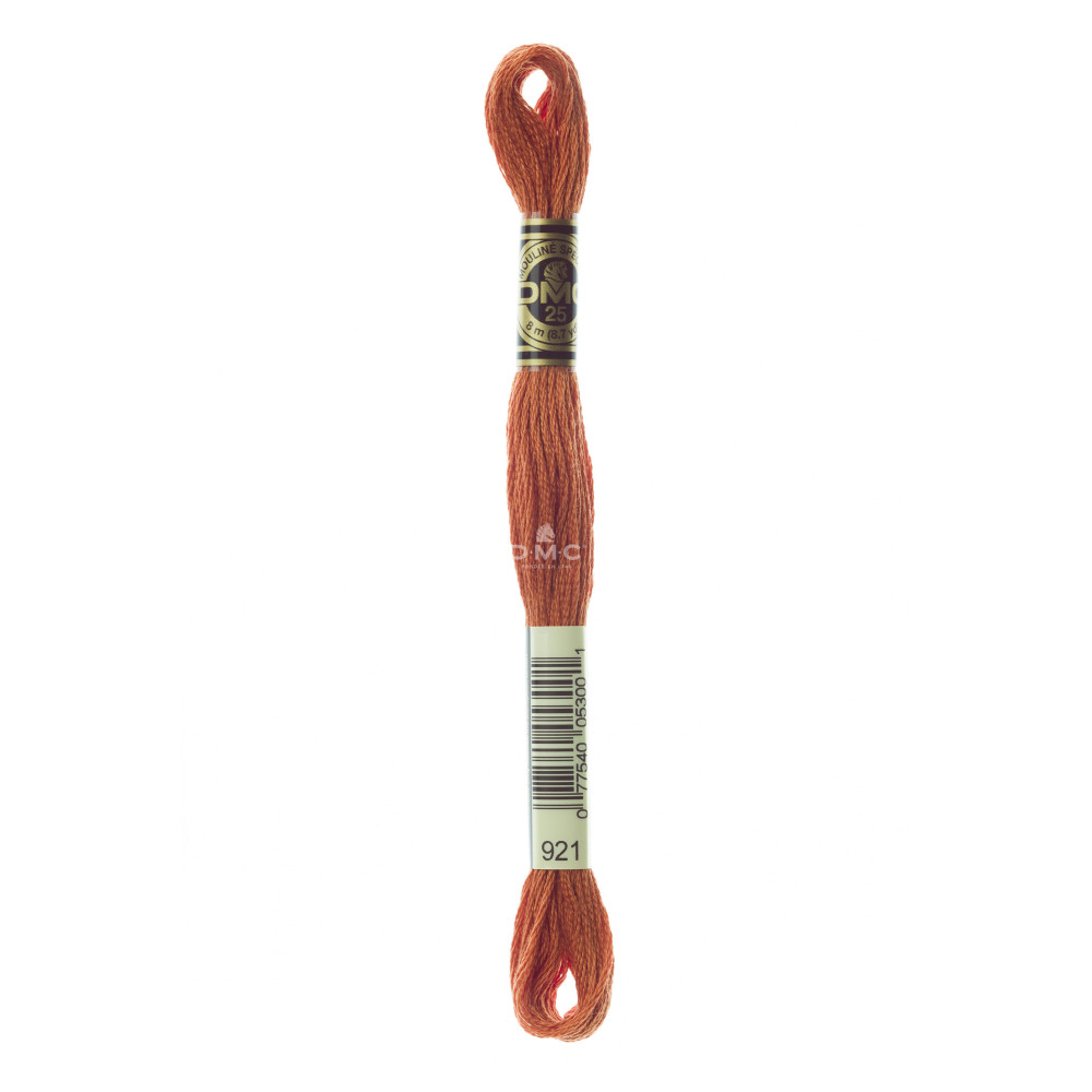 Mouliné spécial DMC 117MC - Nuances orange / marron / blanc / noir