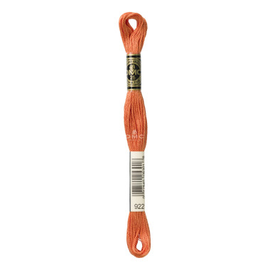 Mouliné spécial DMC 117MC - Nuances orange / marron / blanc / noir