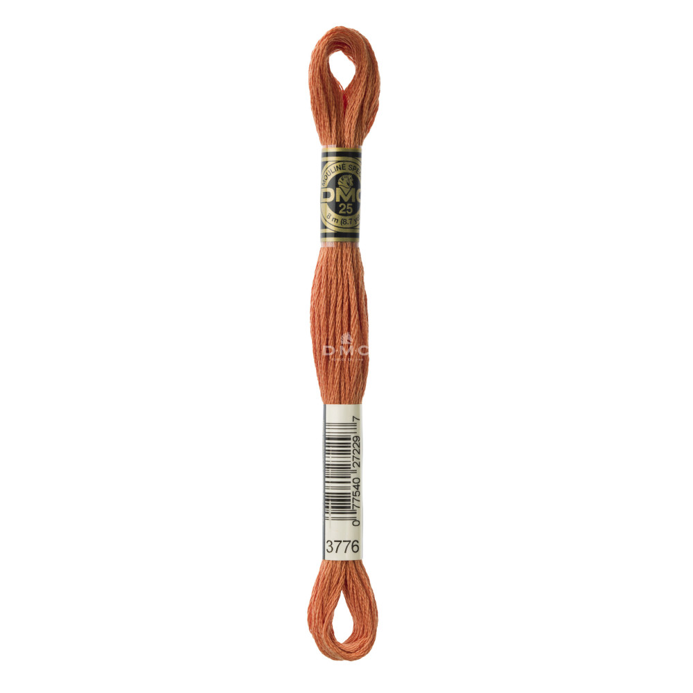 Mouliné spécial DMC 117MC - Nuances orange / marron / blanc / noir