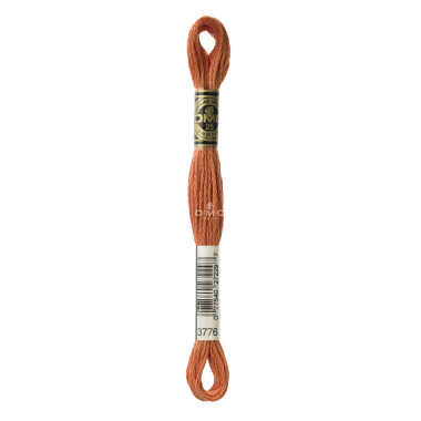 Mouliné spécial DMC 117MC - Nuances orange / marron / blanc / noir