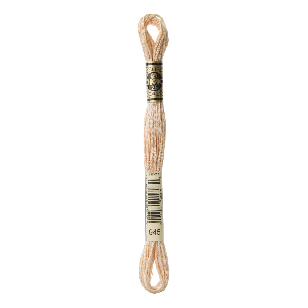 Mouliné spécial DMC 117MC - Nuances orange / marron / blanc / noir