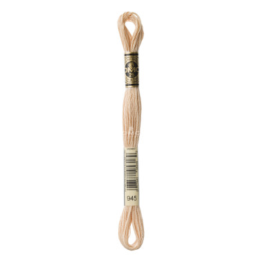 Mouliné spécial DMC 117MC - Nuances orange / marron / blanc / noir