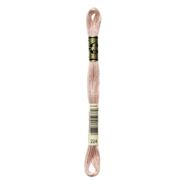 Mouliné spécial DMC 117MC - Nuances orange / marron / blanc / noir