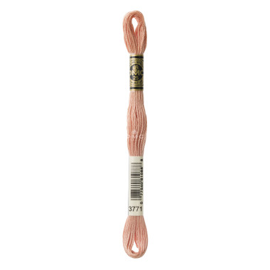 Mouliné spécial DMC 117MC - Nuances orange / marron / blanc / noir
