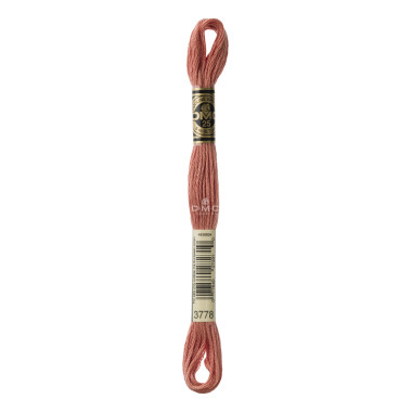 Mouliné spécial DMC 117MC - Nuances orange / marron / blanc / noir
