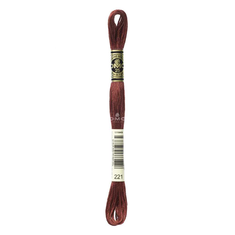 Mouliné spécial DMC 117MC - Nuances orange / marron / blanc / noir