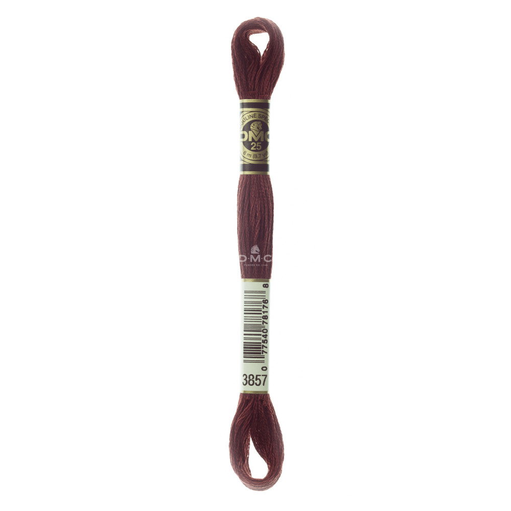 Mouliné spécial DMC 117MC - Nuances orange / marron / blanc / noir
