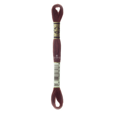 Mouliné spécial DMC 117MC - Nuances orange / marron / blanc / noir