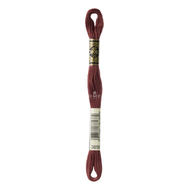 Mouliné spécial DMC 117MC - Nuances orange / marron / blanc / noir