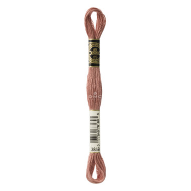 Mouliné spécial DMC 117MC - Nuances orange / marron / blanc / noir