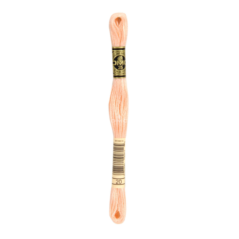 Mouliné spécial DMC 117MC - Nuances orange / marron / blanc / noir