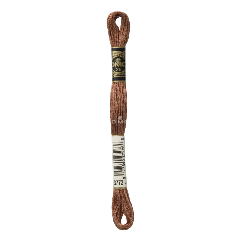Mouliné spécial DMC 117MC - Nuances orange / marron / blanc / noir
