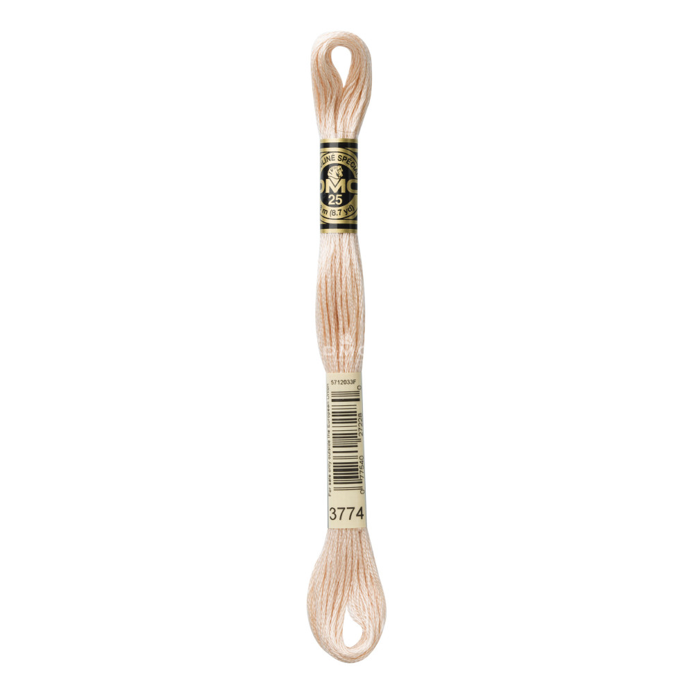 Mouliné spécial DMC 117MC - Nuances orange / marron / blanc / noir