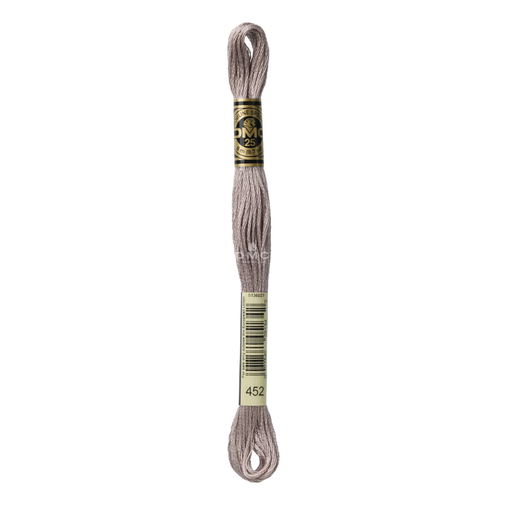 Mouliné spécial DMC 117MC - Nuances orange / marron / blanc / noir