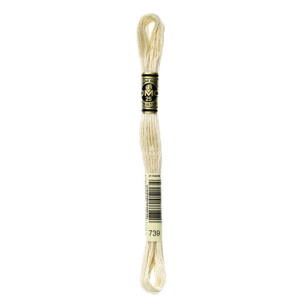 Mouliné spécial DMC 117MC - Nuances orange / marron / blanc / noir