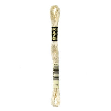Mouliné spécial DMC 117MC - Nuances orange / marron / blanc / noir