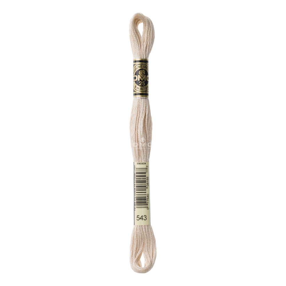 Mouliné spécial DMC 117MC - Nuances orange / marron / blanc / noir
