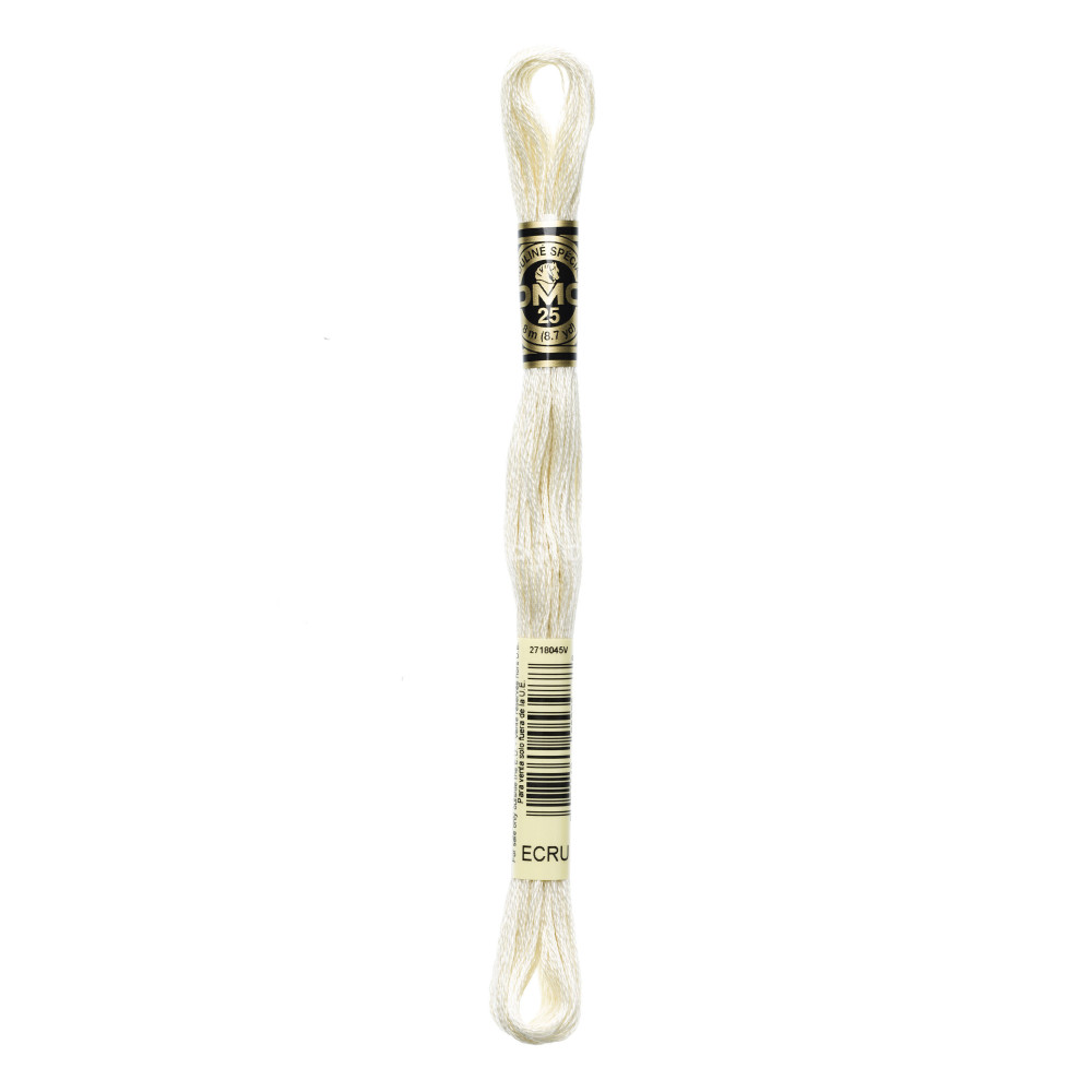 Mouliné spécial DMC 117MC - Nuances orange / marron / blanc / noir