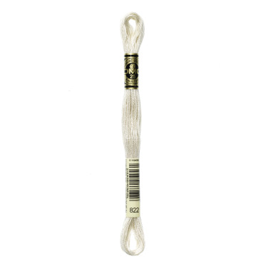 Mouliné spécial DMC 117MC - Nuances orange / marron / blanc / noir